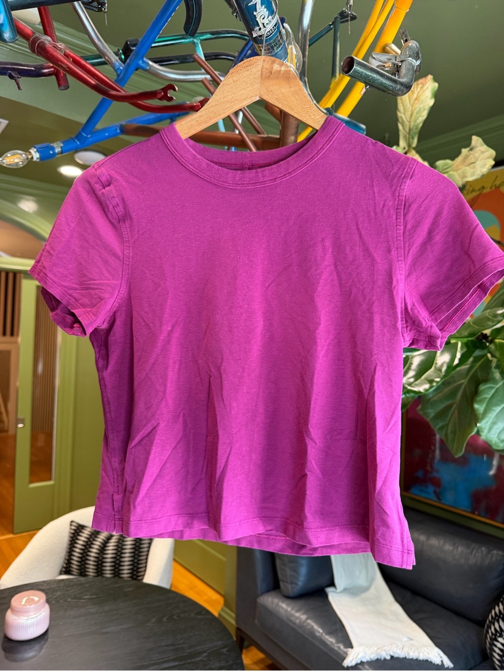 Lululemon Short Sleeve Crewneck Tee - Magenta